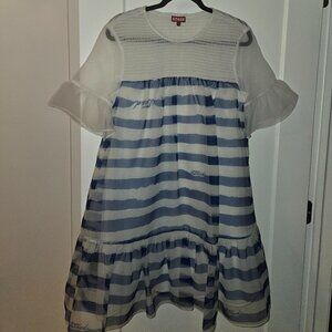 STAUD Striped Dress